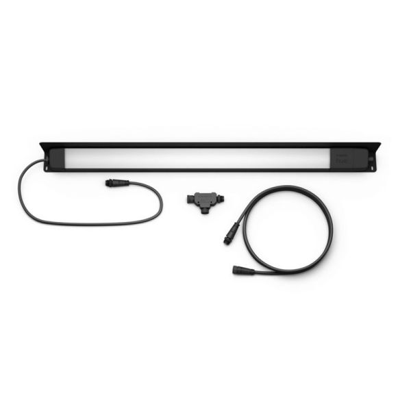 Foco LED exterior lineal Amarant inteligente negro 20W contenido producto