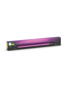 Foco LED exterior lineal Amarant inteligente negro 20W | LeonLeds 2