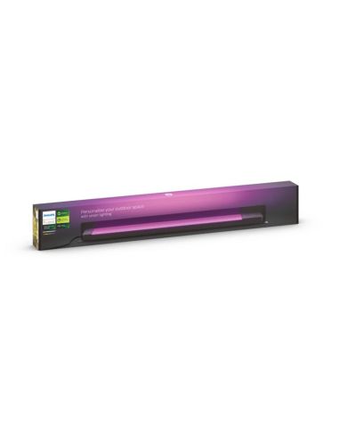Foco LED exterior lineal Amarant inteligente negro 20W caja producto