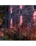 Aplique de pared LED exterior inteligente Appear aluminio luz encendida exterior