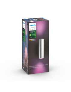 Aplique de pared LED exterior inteligente Appear aluminio 8W | LeonLeds 2