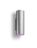 Aplique de pared LED exterior inteligente Appear aluminio 8W | LeonLeds