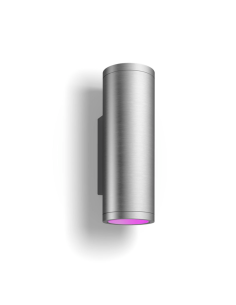 Aplique de pared LED exterior inteligente Appear aluminio 8W | LeonLeds