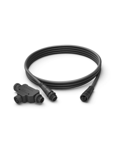 Extensión de cable para exteriores Alargador 2,5 m Pieza T | LeonLeds