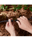 Extensión de cable para exteriores Alargador 2,5 m Pieza T en el exterior