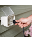 Fuente alimentación de 100W exteriores IP67 Hue Accesorios como conectar