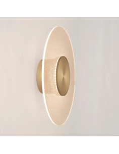 Aplique de Pared LED Venus oro pequeño 9W 3000K 2