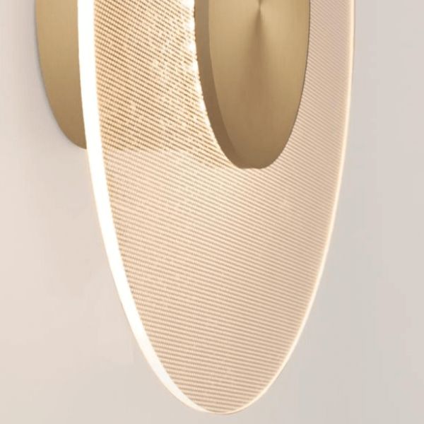 Aplique de Pared LED Venus oro pequeño 9W 3000K detalle
