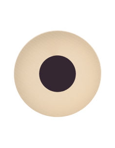 Aplique de Pared LED Venus negro-dorado pequeño 9W 3000K