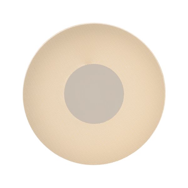 Luminária de parede LED Venus Branco-Ouro Pequeno 9W 3000K