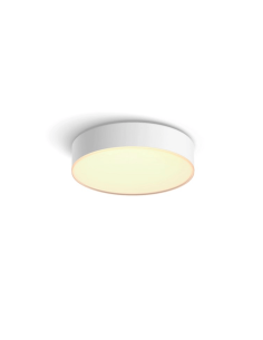 Lámpara de techo LED inteligente pequeña blanca Enrave | LeonLeds