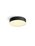 Lámpara de techo LED inteligente pequeña negra Enrave | LeonLeds