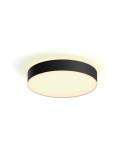 Plafón techo LED inteligente mediano Enrave negro | LeonLeds