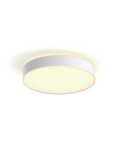Plafón techo LED inteligente grande Enrave blanco 33,5W | LeonLeds