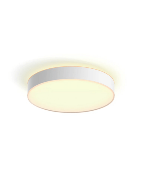 Plafón techo LED inteligente grande Enrave blanco 33,5W | LeonLeds