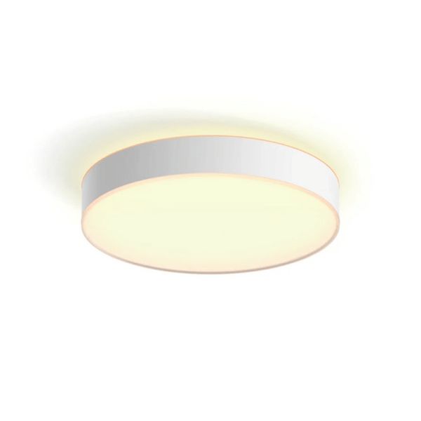Plafón techo LED inteligente grande Enrave blanco 33,5W | LeonLeds