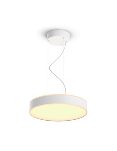 Plafonnier LED intelligent Enrave blanc 33,5W | leonleds