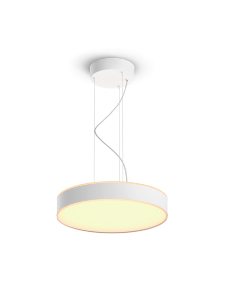 Lámpara techo LED inteligente Enrave blanco 33,5W | LeonLeds