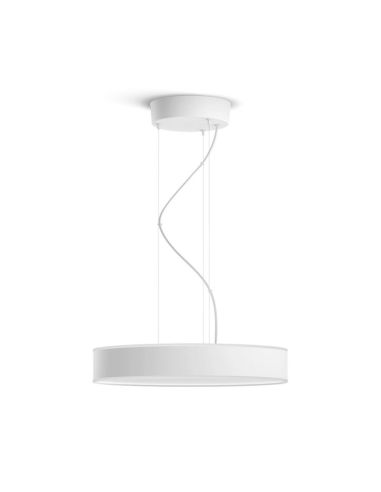 Lámpara techo LED inteligente Enrave blanco 33,5W detalle producto