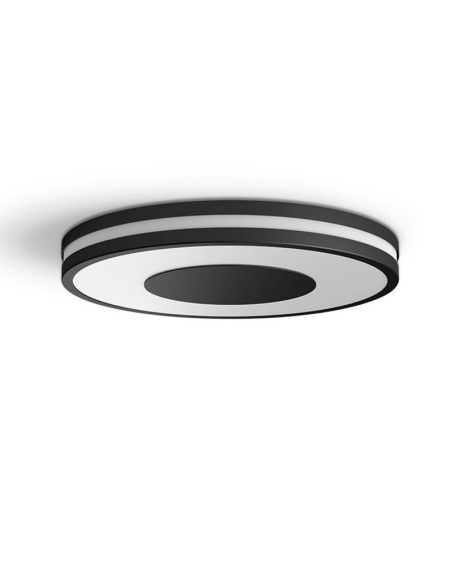 Plafón techo LED inteligente Being negro 22,5W luz apagada