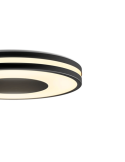 Plafón techo LED inteligente Being negro 22,5W luz encendida