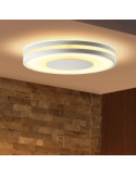 Plafón de techo LED inteligente Being blanco 22,5W luz encendida