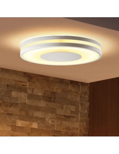 Plafón de techo LED inteligente Being blanco 22,5W luz encendida