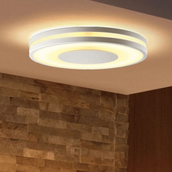 Plafón de techo LED inteligente Being blanco 22,5W luz encendida