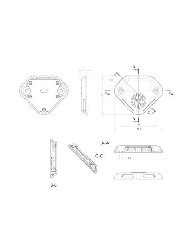 Led de advertência para empilhadeiras Was