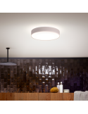 Plafón techo LED inteligente Enrave mediano blanco foto ambiente