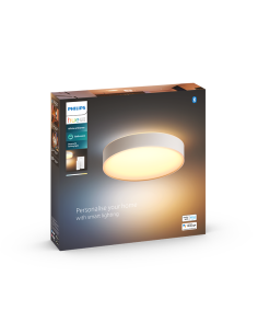 Plafón techo LED inteligente Enrave mediano blanco | LeonLeds 2