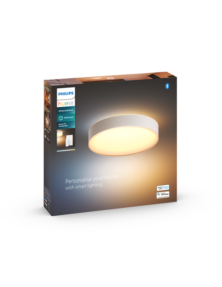 Plafonnier LED intelligent Enrave medium white product box