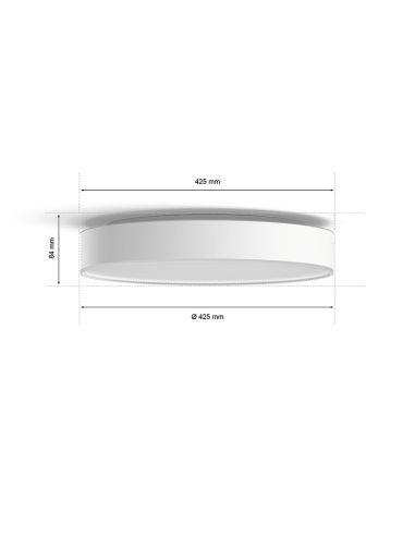 Plafón de techo LED inteligente Infuse grande medidas producto