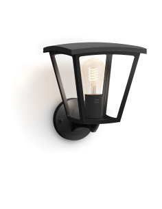 Aplique para exterior LED Inara Negro 1 luz 7W | LeonLeds