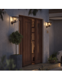 Aplique para exterior LED Inara Negro 1 luz 7W producto en el exterior