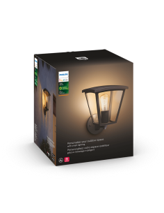 Aplique para exterior LED Inara Negro 1 luz 7W | LeonLeds 2