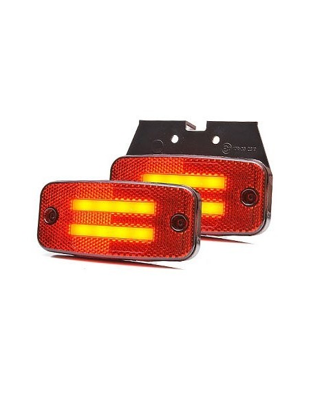 Pilotos LED de Galibo para remolques para camiones LED 24V Camión 12V luces remolque ambar blanca y roja de Was | LeonLeds