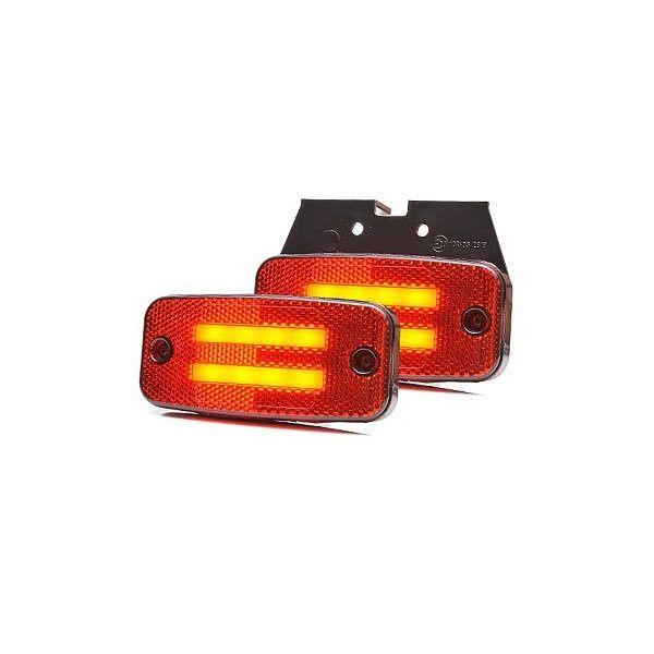 LED Clearance Lights para Truck Trailers LED 24V Truck 12V Trailer Lights Âmbar Branco e Vermelho Was | leonleds