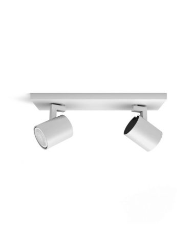 Foco LED 2 luces Runner blanco 2x5W detalles producto