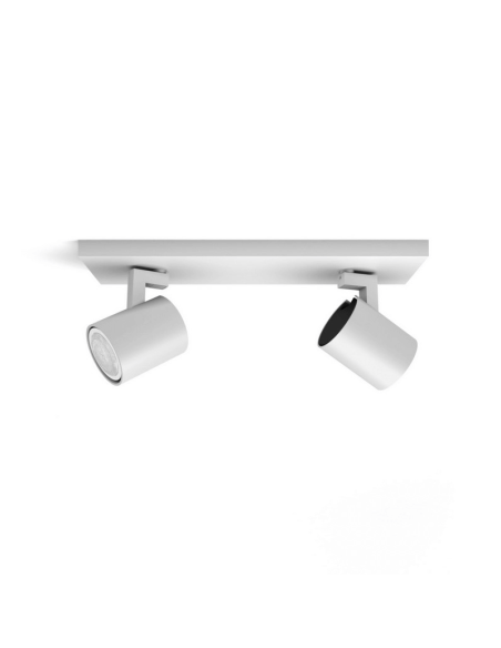 Foco LED 2 luces Runner blanco 2x5W detalles producto