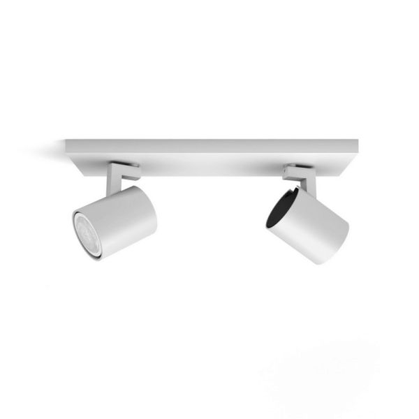 Foco LED 2 luces Runner blanco 2x5W detalles producto
