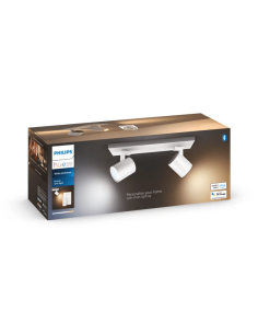 Spot LED 2 lumières Runner blanc 2x5W | leonleds 2