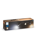 Spot LED 3 lumières Runner noir produit box