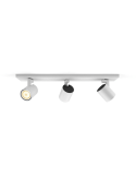 Foco LED 3 luces Runner blanco | LeonLeds