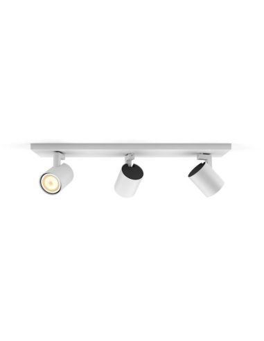 Foco LED 3 luces Runner blanco | LeonLeds