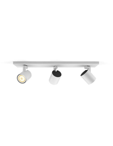 Foco LED 3 luces Runner blanco | LeonLeds
