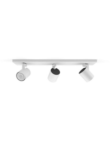 Foco LED 3 luces Runner blanco detalle producto