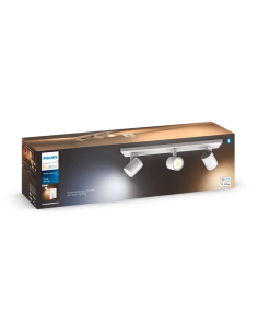 Foco LED 3 luces Runner blanco | LeonLeds 2