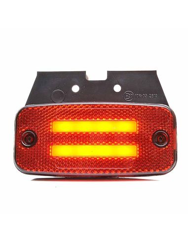 Feux de gabarit LED pour remorques de camion LED 24V Camion 12V Feux de remorque Ambre Blanc et Rouge Était | leonleds