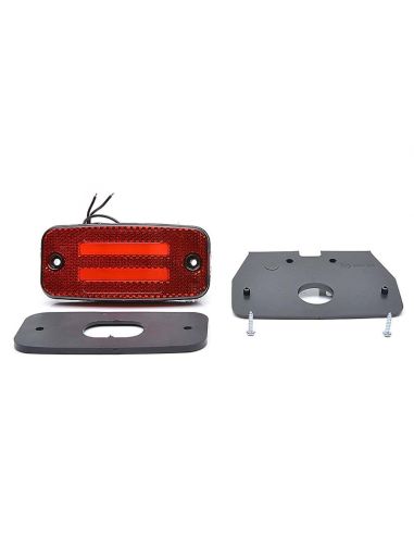 Feux de gabarit LED pour remorques de camion LED 24V Camion 12V Feux de remorque Ambre Blanc et Rouge Était | leonleds
